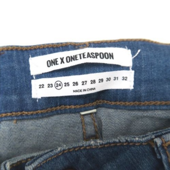 NWT One Teaspoon Americano Desperados Jean Size 24 - Picture 8 of 8